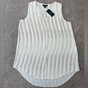 ✨NWT Small Alfani Botanic Affair Oat Warm Wave Tank Top Blouse